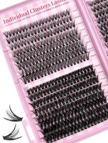 640PCS Individual Lash Clusters Large Capacity 30D+40D+50D D Curl 9-16mm DIY Lash Clusters Natural Look&Extra Thick&Wispy&Ultra Soft&Super Light Reusable Individual Segmented False Eyelashes Eyelash Extension Kit With Makeup Tools 2 Lash Brushes For Beginner Use At Home Or On-The-Go For Daily Life&Wedding&Party&Music Festival&Mother's Daylash Clusters,Eyelash Clusters,Individual Eyelashes,Lashes,Fake Lashes - D - View 6