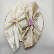 6个/12个装欧美风合金彩虹渐变心形餐巾环，油滴心形圆形餐巾环，现货供应 - 兔子和蛋 - 查看 1