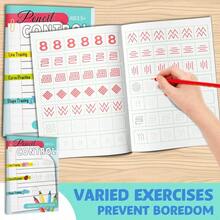 Pre-Writing Skills Workbook, Trace-And-Repeat Exercises For Lines, Shapes And Simple Patterns, Supports Pencil Grip, Stroke Control And Fine Motor Development, Clean Layout For Easy Practice - Pencil Control Workbook - View 4