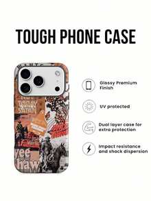 Póster de arte vaquero del oeste. Esta elegante funda es compatible con los modelos  16, 15, 14 Pro Max, 13, 12, 11, XR y XS Plus. Fabricada en silicona TPU, ofrece protección contra golpes y caídas, además de una sensación superior. Es un regalo ideal para familiares, amigos y seres queridos, y una opción perfecta para Navidad.fundas para ,accesorios para celular,fundas para celular,funda  13,fundas ,fundas para  13,funda  16,funda  17 pro max, 17 pro max,funda  15,funda  17,funda ,fundas para  16,fundas  15,funda  14,fundas  17 pro max,protector para ,fundas  11,fundas  12,funda  17 pro,fundas  13,,case  17 pro max,fundas para  11,fundas para  12 - Blanco - Ver 1
