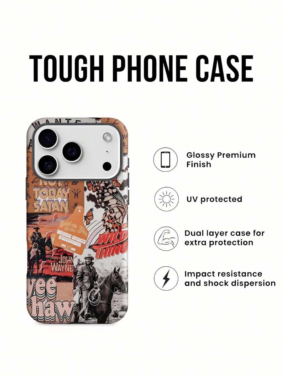 Póster de arte vaquero del oeste. Esta elegante funda es compatible con los modelos 16, 15, 14 Pro Max, 13, 12, 11, XR y XS Plus. Fabricada en silicona TPU, ofrece protección contra golpes y caídas, además de una sensación superior. Es un regalo ideal para familiares, amigos y seres queridos, y una opción perfecta para Navidad.fundas para ,accesorios para celular,fundas para celular,funda 13,fundas ,fundas para 13,funda 16,funda 17 pro max, 17 pro max,funda 15,funda 17,funda ,fundas para 16,fundas 15,funda 14,fundas 17 pro max,protector para ,fundas 11,fundas 12,funda 17 pro,fundas 13,,case 17 pro max,fundas para 11,fundas para 12 - Blanco - Ver 1