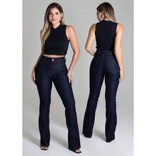 Calça Jeans Sawary Boot Cut - 279068 - Azul - Visão 6