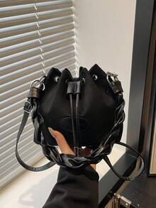 Bolso cruzado mini versátil y de moda para mujer - Negro - Ver 11