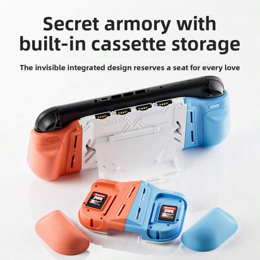 AOLION Detachable Protective Case With Card Slot Storage For Nintendo Switch 2 Console - White - View 1