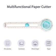 1pc Lightweight 360° Manual Rotary Cutter, Handheld Rotary Trimmer, Min Cutting Dia 0.79", Max Cutting Dia 7.87", Back To School Supplies - Multicolor - View 4