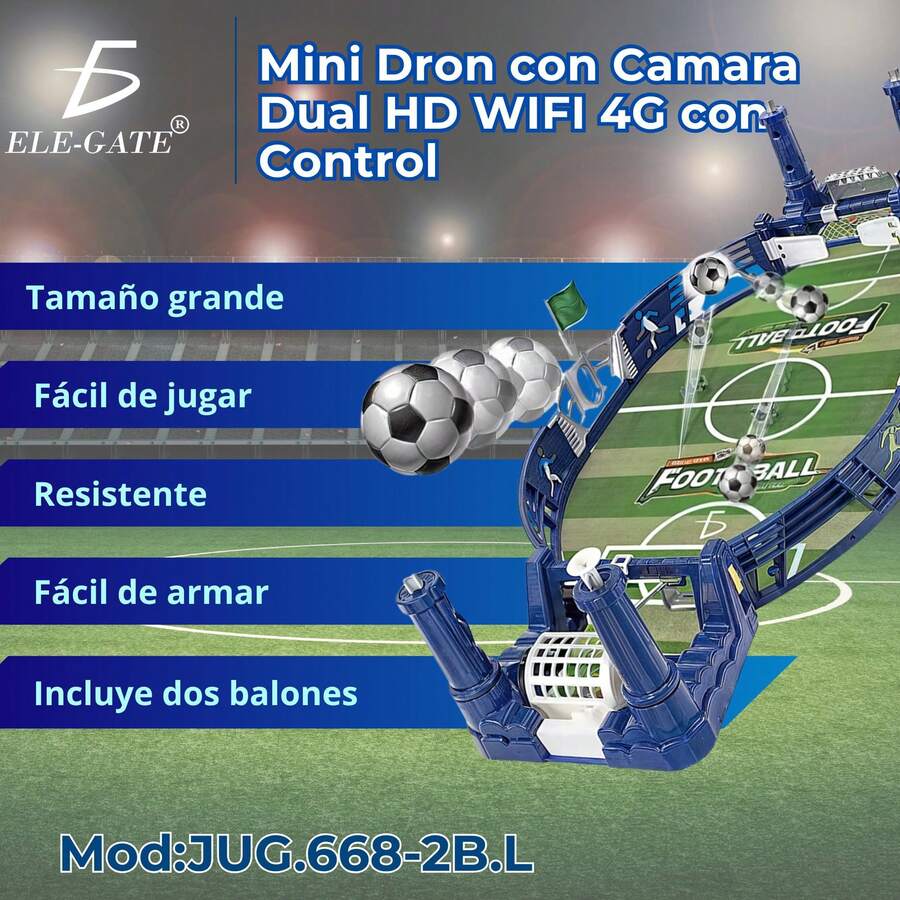 Futbolito tipo Pinball con Cuatro Gatillos Super Resistentes - Multicolor - Ver 1