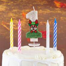 Paw Patrol 5支汪汪队主题数字蜡烛，1支数字蜡烛和4支柱状蜡烛，蛋糕装饰，派对闪光创意生日蜡烛，适用于各种节日装饰 - 彩色 - 查看 23