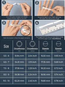 1枚时尚中性风格18K镀金戒指，精致时尚，男女皆宜，适合日常佩戴、派对及各种其他场合。也适合作为节日礼物。 - 金色 - 查看 7