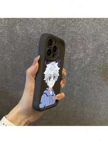 Fast EU Shipping (DE & ES)Bezaubernde Anime-Themen Handyhülle geeignet für iPhone Modelle 16, 15, 14, 13, 12, 11 Pro Max, Mini, XR, XS, X, 7 und 8 Plus, entworfen mit einem flexiblen TPU-Rücken für verbesserte Fallsicherheit. - Khaki - Übersicht 5
