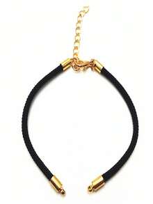 1条3毫米单层编织红色米兰绳饰品配件连接绳手链 - A - 查看 2