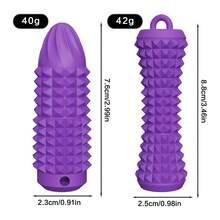 1pc Sensory Toy Finger Pain Relief Stress Relief Creative Small Toy Silicone Pendant - Multicolor - View 6