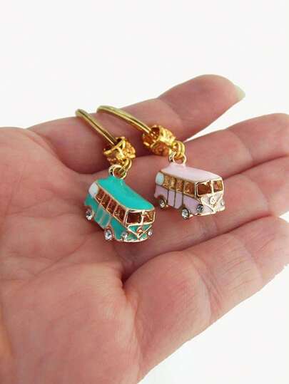 1 stuk/2 stuks groene strandbuggy sleutelhanger, strandbus sleutelhanger, sleutelhanger voor stellen, autosleutelhanger, sleutelhangeraccessoires, sleutelhangerhanger, telefoonkoord, autodecoratie, sleutelhanger, tashanger