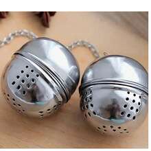Bola infusora de té anti-fugas - Adecuada para infusionar hojas de té, especias y condimentos, se puede usar como filtro de especias, bola de condimentos, colador de té, filtro de té de malla, filtro de té de alta calidad, filtro de té de malla de acero inoxidable, filtro de té de malla, juego de té desmontable creativo, accesorios de cocina para el juego de té - Multicolor - Ver 9