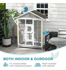 TendenciaJaula Grande Para Pájaro De Vuelo Impermeable Gris 163cm Msi Gris MsiCalidad premium - 1 - Ver 7