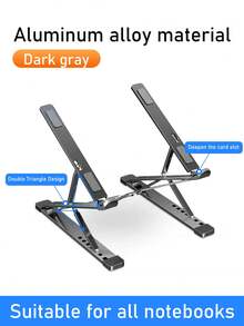 N8 N3 Laptop Stand, Aluminum Alloy Material, Adjustable, Sturdy, Foldable, Cooling Laptop Stand - Multicolor - View 9