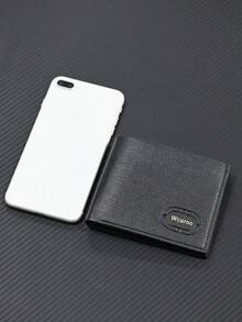 1pc Black Compact Design Men's Wallet Classic Black Multi-Card Slots Slim & Portable Credit Card Storage Large Capacity Main Compartment Great Gift For Friends And Fathers For Men Money Wallet Mini Wallet Purse Wallet Men Wallet Leather Small Wallet Travel Essential Badge Holder Id Card Holder Id Holder - Black - View 3