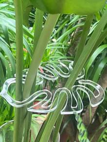 1pc Plant Stand Base, Potted Bamboo Base Support Fixture, Hydroponics Plant Clip, Gardening Stem Collector