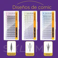 TendenciaPestañas Nagaraku Comic Flama, Estilo Anime FairyCalidad premium - D - Ver 3