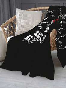 Sematary Haunted Mound Reapers, Haunted Mound Breathable Polyester Blanket, Comfortable All-Year Throw - 黑色 - 查看 5