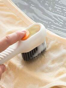 2pcs Shoe Brush, Pot Brush Set, Bathroom Double-Sided Shoe Brush, Soft Bristle Cleaning Brush, Non-Shedding - Multicolor - View 7