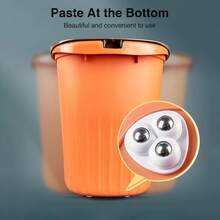 6/12pcs Self-Adhesive Furniture Casters With Steel Balls, Durable, Suitable For Small Furniture - Black - View 6