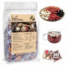 MVPCARE Té tónico para la salud renal, té de ginseng Seven Treasures, fórmula Seven Treasures, té tónico de ginseng Seven Treasures, té de hierbas para el cuidado renal masculino, regalo para el Día del Padre y para hombres (30 bolsitas por caja) - 30 paquetes - Ver 1