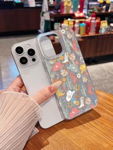 Funda para teléfono con diseño de botas vaqueras y sombreros, compatible con iPhone 16, 15, 14 Pro Max, 13, 12, 11, XR y XS Plus. Fabricada en silicona TPU, ofrece protección contra golpes y caídas, además de una excelente sensación al tacto. Es el regalo ideal para familiares, amigos y seres queridos. - Pequeña pluma - Ver 4