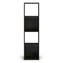 WALPLUS Cubic Storage Cabinet 4x1 Espresso Large Storage Solution For Books Decor And More - Espresso - View 2