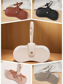 Glasses & Lipstick Storage Bag, Sunglasses Pouch, Portable Eyeglasses Case, Travel Sunglasses Protective Cover, Suitable For Autumn Home Decor, Travel Storage, Cosmetic Bag, Holiday Storage, Large Capacity Makeup Organizer Box For Lipstick, Makeup Brushes, Skincare, Phones, Etc. - Multicolor - View 8