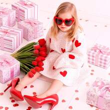 5 Pcs Pink Wrapping Paper, 42*28.5cm Cute Ribbon Bow, Pink Plaid, Stripes And Leaves Design For Girl Baby Shower, Birthday, Wedding, Folded Flat Gift Wrap(Ribbon Bow, Pink Plaid, Stripes And Leaves Available) - Multicolor - View 8