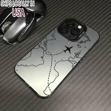 Funda para iPhone 16 Pro Max/15/14 PLUS/13/12/11 - Absorción de impactos, antideslizante, ligera, diseño de moda nuevo - Para hombres y mujeres - Carcasa suave con cojín de aire protector - Regalo perfecto para amantes de la tecnología, apta para iPhone 17 Air - Negro translúcido - Ver 1
