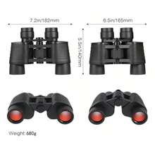Prismáticos premium: prisma BAK4, 30 % mejor transmisión de luz: para todas las aventuras. - Negro - Ver 9