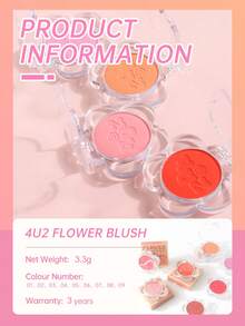 4U2 Blush, Long-Lasting, Lightweight, Buildable Blush Providing Matte Finish, Vegan, Non-Irritating - 02 - View 7