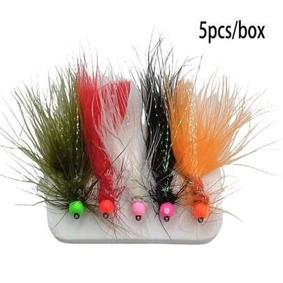 5pcs Fly Fishing Set With Small Storage Box - Ideal Gift For Trout Fishing, Best For Christmas, Thanksgiving, New Year, Valentine's Day, Father's Day