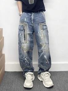 Men Jeans - Blue - View 4