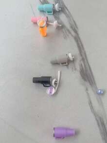 3/5/10个装迷你仿真吸管杯，DIY迷你餐具模型，青少年创意收藏玩具，家居装饰摆件，带可打开杯盖，生日/毕业礼物 - 杯子款 - 查看 8
