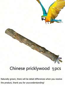 5 Stücke Vogelstangen Set, natürliche Holz Papageien Stangen, 3 Stücke Traubeneichen Stangen, 2 Stücke Ständer, Krallenschleifer, Tiger Streifen Papageien Kaustock, Trainingsäste, geeignet für Nymphensittiche, kleine & mittlere Vögel - Verschiedenfarbig - Übersicht 11