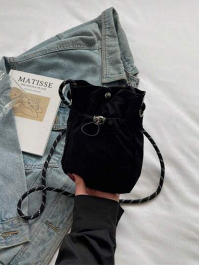 1/2PCS Women's Casual Versatile Nylon Crossbody Mobile Phone Bag Lightweight Small Backpack Simple Fashion Change Headphone Bag Lightweight Fashion Cloth Bag, Suitable For Running, Travel And Campus Life, Multi-Functional Messenger Bag, Can Hold Mobile Phones, Wallets, Back To School Essential Items And Daily Wear Accessories, Small Bags