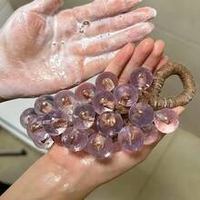 Grape-Shaped Handmade Soap (Rope Style) - DIY Decorative Grape Soap, Bath Soap, Scented Soap, 20 Grapes, Up To 200 Grams, Exquisite Packaging Design, Moisturizing And Cleansing, Long-Lasting Fragrance.  A ​​Perfect Choice For Bathroom Essentials, And Also A Beautiful And Creative Christmas Gift, Birthday Gift, Or Mother's Day Gift. - Fruit - View 10