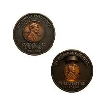 2025 Edition, 18 Designs In Total, The Last 1 Cent Colored Commemorative Coin (1909-2025), Lincoln Metal Coin Craft Collectible Gift