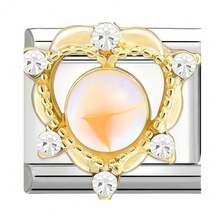 1pc Silver Sweet Luxury Modular Bracelet Charm, Heart, Butterfly, Cherry, Ocean Life Elements, DIY Jewelry Supplies