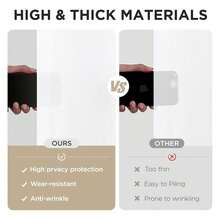 Joydeco White Curtains Backdrop For Wedding Parties, Photo Backdrop Curtains For Wedding Decorations Birthday, Wrinkle Free Polyester 5ft X 10ft Fabric Drape 2 Panels With Rod Pockets - Nhiều màu 1 - Xem 3