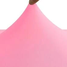 Cubierta de mesa cuadrada elástica de spandex ajustada para cóctel, mantel cuadrado elástico, cubierta de mesa superior rosa de 34x34 pulgadas - Rosa - Ver 5