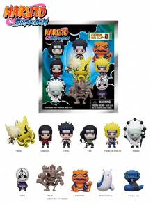 Viz Media 1pc Official Authorized Blind Box 3D Anime Character Keychain Mystery Blind Box, Random 1 Of Hashirama, Neji Or Surprise, PVC Keychain Pendant, Decoration For Phone, Wallet, Bag, Christmas/Birthday Gift - Multicolor - View 6