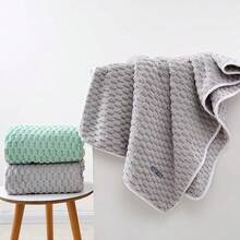 Toallas de bao 2 Pack 170 * 70cm Ultra Suaves Altamente Absorbentes Juego de Toallas de Secado Rpido(Gris Oscuro+Rosa) - gris oscuro+rosa - Ver 8