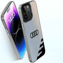 Funda para teléfono  17 16 15 14 13 12 11 Ais/Pro/Max/Plus, carcasa suave, marca A-uDi Logo - Mix03 - Ver 1