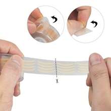 1卷/600片便携式双眼皮贴，隐形蕾丝单面双眼皮贴，自然肤色网状双眼皮贴，透气肉色蕾丝网隐形贴，适用于眼睑肿胀和单眼皮