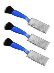 2-In-1 Easy To Use Car Cleaning Brush, Scratch-Free Bristles, Suitable For Cleaning Vents And Crevices, Essential Car Detailing Tool