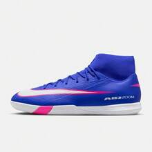 Nike 男士 ZM SUPERFLY 10 ACADEMY IC 足球鞋，高帮 FQ8332-446 - 藍色 - 查看 1