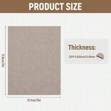 20 Pcs Book Board, Binder Board, Cover Board, Heavy Duty Chipboard Book Binding, Cardboard 5x Inch 22PT - 5 X 7 Inch 22PT - View 3